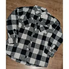 Blusa Manga Longa Unissex Xadrez Flanelada para o Frio