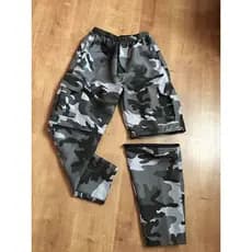 Calça que vira bermuda Tactel com 6 bolsos