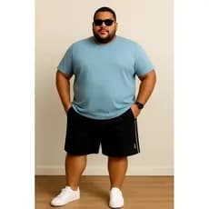 Bermuda masculina HAFF PLIS SIZE