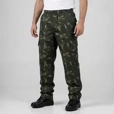 Calças Tática Camuflada com 5 Bolsos para Uso Prático e Resistente