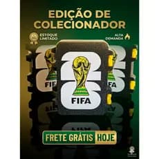 Caixa Porta Figurinhas Copa do Mundo