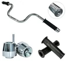 Kit Peso Pcx C/ Manopla Vazada + Guidão Titan 125 150 160 Cargo 160 2016 2017 Até 2026