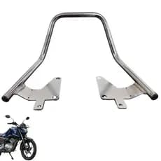 Alça Esportiva Traseira CG 160 Titan Fan Start 2025+ Cruzeiro Racing Cromada