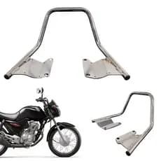 Alca Esportiva Alta Honda Cg 160 2016 A 2024 Cromado