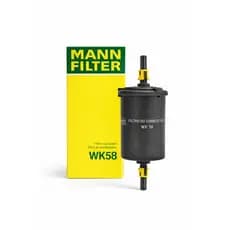 Filtro de Combustível Mann WK58 Multimarcas Gol Corsa Celta Onix Fox Clio Sandero Logan Civic