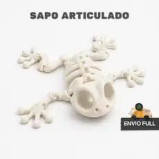 Brinquedo Sapo Articulado Flexível Relaxante Decorativo Gamer Geek Colecionável Anti Estresse Fidget Envio Rápido