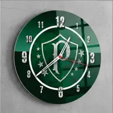 Relógio De Parede Time De Futebol Decorativo, área de churasco   Design Moderno