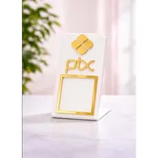 Placa Pix QR Code Em Acrilico Display Mesa Balcao Personalizado Pagamento Comercio Cores Diversas
