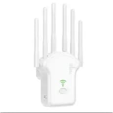 Repetidor WiFi 1200Mbps 6 Antenas Amplificador Sinal Extensor Alcance 2.4G 5G Casa​