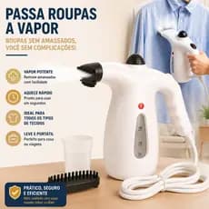 Passadeira 110v Vaporizador A Vapor De Roupas Tira Amasso Portátil 800w Orbitta