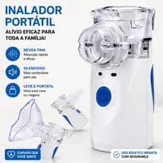 Nebulizador Portátil Mini Inalador Silencioso Ultra-sônico Automático para Adultos e Crianças Orbitta