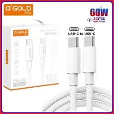 Cabo Tipo C- Tipo C Turbo 60W Carregamento super rápido original A’Gold Cabo PD Tipo c