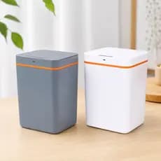 Lixeira Inteligente Sensor Movimento 12L Automática USB para Cozinha Banheiro Escritório - Sortidais