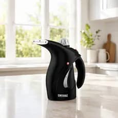 Passadeira a Vapor Portátil Preta Passar Roupas Rapido Aquecimento 800W 127V Elimina Amassados