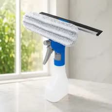 Rodo Limpa Vidro com Borrifador 250ml Limpador de Janela Espelho Box e Vidros 3 em 1