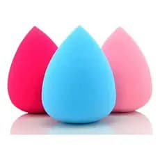 Mini Esponjas Para Maquiagem 6 Unidades Formato Gota Coloridas Colorido Pequeno