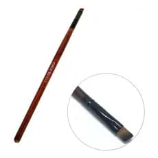 Pincel Design Sobrancelhas Chanfrado Para Aplicação De Henna Cor Marrom