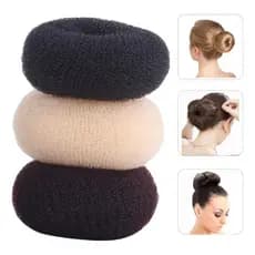 Kit 12 Esponjas Rosquinha Para Coque Grande 9cm Aleatória