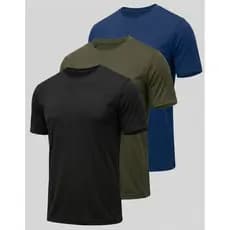 Kit 3 Camiseta Masculina Dry Proteção Solar UV50 Térmica Anti Suor Academia Esporte Basica Lisa