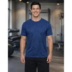 Camiseta Masculina Dry Mescla Proteção Solar Térmica Anti Suor Academia Esporte Basica Lisa
