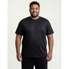 Camiseta Plus Size Tecnologia Dry Anti-Suor UV50 Conforto Esportivo Masculina Fitness Corrida