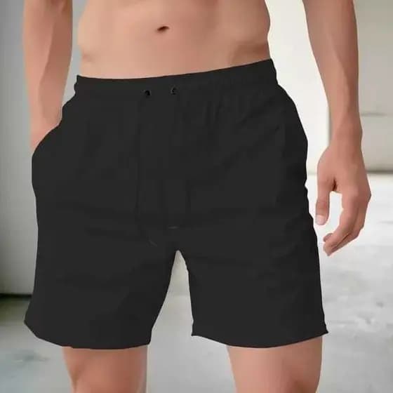 Kit 2 Short Tactel Praia Bermuda Lisa Basico Discreto Com Bolso Esportivo Treino Academia Short Mauricinho Dia a Dia
