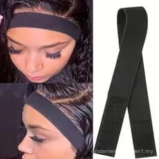 Brinde Grátis com Faixa para Derreter a Renda, Faixa Elástica para a Borda da Peruca, Faixa Ajustável para Fixar o Lenço