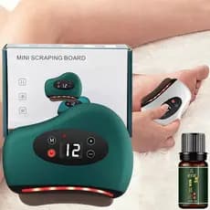 Raspador de Pés Thermaedge, Massageador de Fascite Plantar 4 em 1, Gua Sha Elétrico Aquecido, Raspador Muscular Aquecido