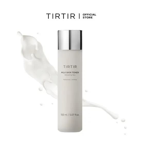 [Loja Oficial TIRTIR] Tônico Facial Milk Skin, Hidratante Profundo com Extrato de Farelo de Arroz para Cuidados Diários
