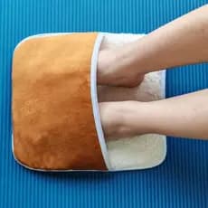 Almofada de aquecimento para os pés, Aquecedor de pés, Portátil e Lavável, Alimentado por USB, Adequado para Casa, Escri