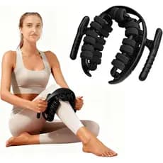 Rolo de Massagem para Pernas - Massageador de Drenagem Linfática, 28 Rolos para Massagem Profunda dos Músculos das Perna