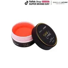 FIXAÇÃO FORTE - BORDAS ESPESSAS - CONTROLE DE BORDAS BASK AND LATHER Gel para Cabelo Strong Edge 2U9S