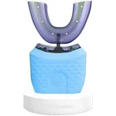 Scandinavianiles - Escova, Escova de Dentes Elétrica em Forma de U para Adultos, Limpador Sônico Automático à Prova d'Ág