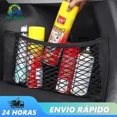 Organizador De Malha Do Porta-Malas Carro Rede De Armazenamento Da Cauda Bolsa Universal De Bolso Tamanho 25x50/25x80