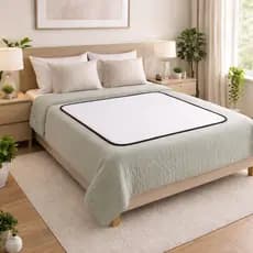 Protetore Higiênico Para Colchão Kit com 2 Absorvente Lavável Cama Lavável Geriátrico 90x100