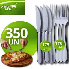 350 Talheres 175 Garfos 175 Facas  Faqueiro de Mesa Restaurantes Buffet Cozinha Hotel Escola Culinária Eventos