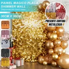 9/21/30/36 Peças Painel Mágico Paete Lantejoulas Shimmer Wall Placa 30cmx30cm Pastilha Festa Casamento