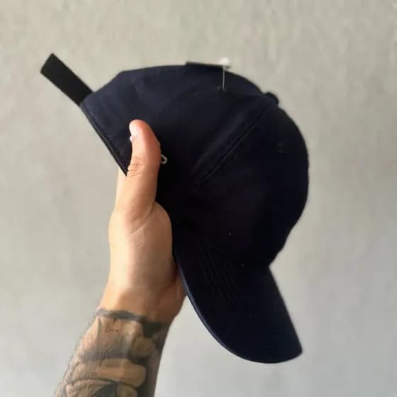 boné casual slim gabardine tecido em algodão