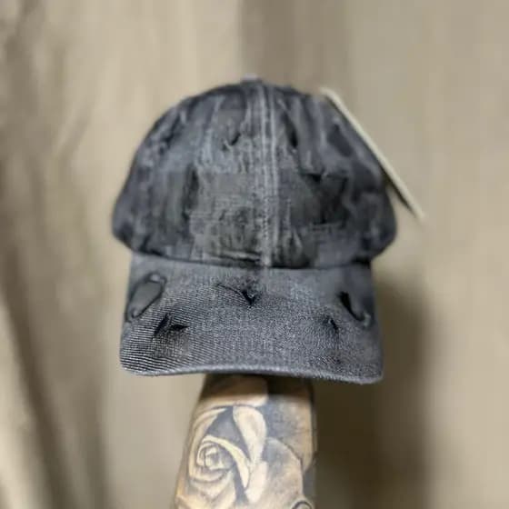 boné jeans bordados artistas curvo unissex