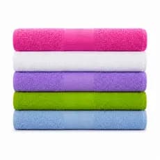 Kit 3 e 5 Toalha de Banho 100% Algodão Alta Absorção Macia Grande Felpuda Cores Sortidas