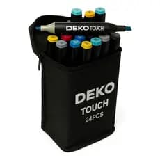 Kit Marcadores Profissionais DEKO TOUCH – 24 Cores