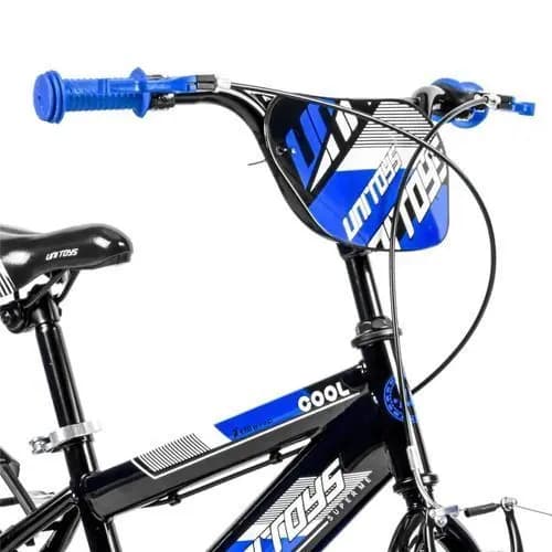 Bicicleta Infantil Aro 16 Com Rodinhas Infantil Azul Pro Aventura Bike Criança