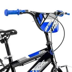 Bicicleta Infantil Aro 16 Com Rodinhas Infantil Azul Pro Aventura Bike Criança