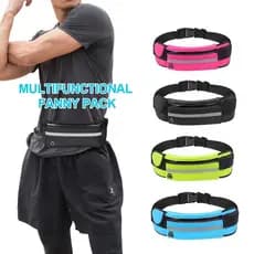 Pochete de Cintura Esportiva Unissex para Celular Com Suporte Telefone Fitness Atividades Ao Ar Livre