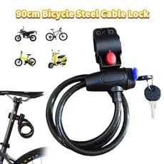 Trava Cadeado Antifurto Articulado Moto Bicicleta Bike Portão Anti Furto Cabo De Aço