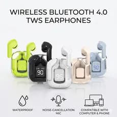 Fones De Ouvido TWS Sem Fio Bluetooth 5.3 , À Prova D'água E Com Cancelamento De Ruído Microfone