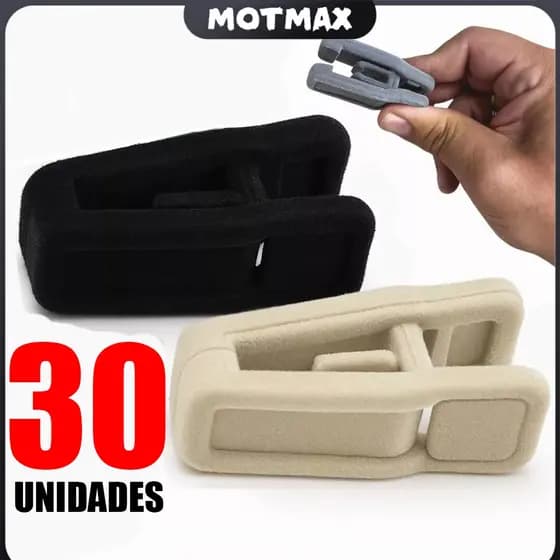 Kit 30/20 Presilhas Veludo Para Cabides Prendedor Presilhas Para Short Calça Saia Vestido Organização