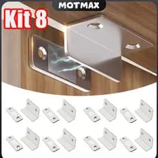 KIT 8 Fecho Magnético De Neodímio Trava P/ Porta Armário Guarda Roupa - Envio Rápido