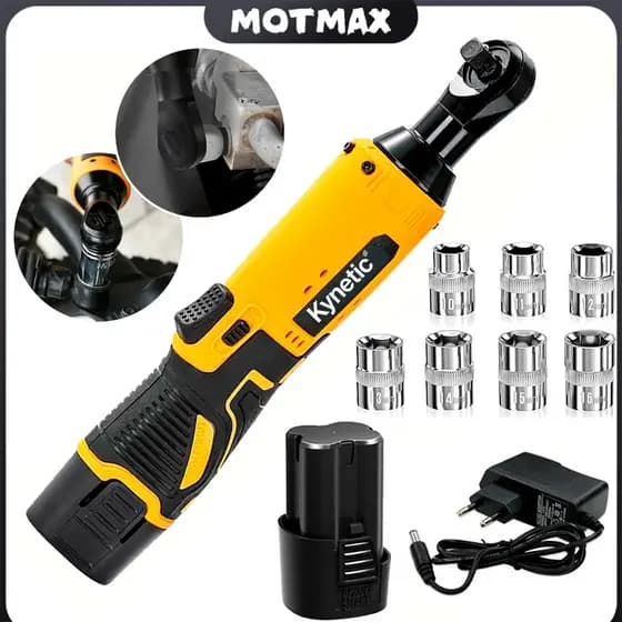 Chave Catraca Elétrica Com 2 Bateria Recarregável 21v/12V