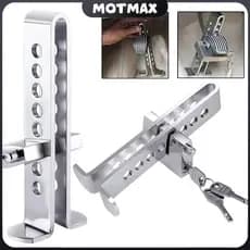 Cadeado universal de aço inoxidável para trava antifurto de pedal de acelerador/freio de veículos - Envio Rápido